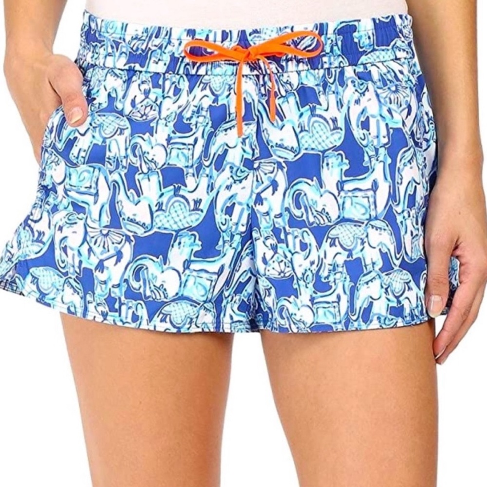 Lilly Pulitzer Luxletic Elephant shorts